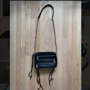 Rebecca Minkoff black leather purse